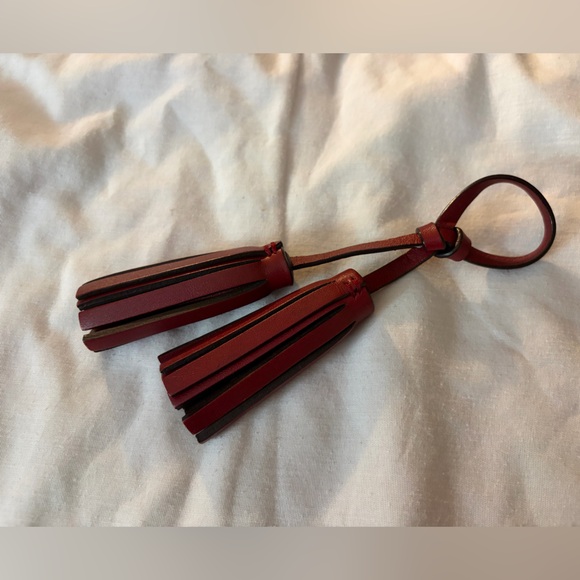 Coach Red Leather Tassel - Picture 2 of 4